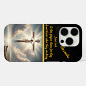 Coques Case-Mate iPhone Jésus Accroché Au-Dessus De L'Océan Serné (Verso (horizontal))