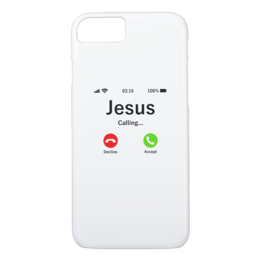 Coques Case-Mate iPhone Jésus Appelle - Chrétien (Dos)