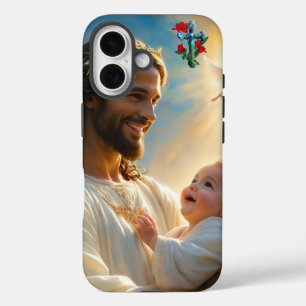Coques iPhone 16 Jésus art