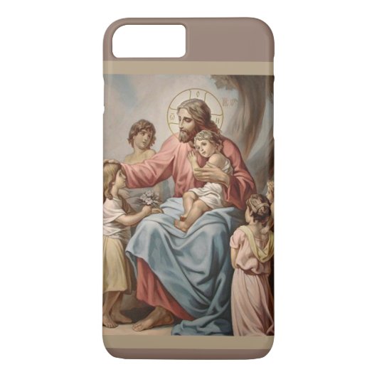 Coques Case-Mate iPhone Jésus avec les enfants garçons filles (Dos)