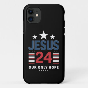 Case-Mate iPhone Case Jésus Christ 2024 Président Élection USA Politique