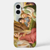 Coques Case-Mate iPhone Jésus Christ Enseigner les enfants, Religion Vinta (Verso)