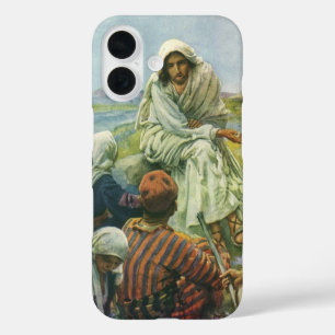 Coques iPhone 16 Jésus-Christ Sermon sur la montagne, Religion Vint