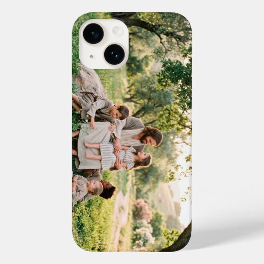 Coques Case-Mate iPhone Jesus Christ with Children Blessing iPhone Case (Verso)