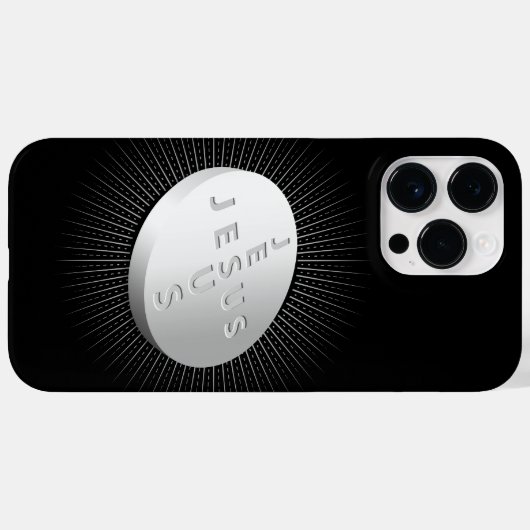 Coques Case-Mate iPhone Jesus Cures Pill - Foi Religieuse Chrétienne Prier (Verso (horizontal))