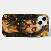 Coques Case-Mate iPhone Jésus et Fleurs Abstraits (Verso (horizontal))