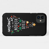 Coques Case-Mate iPhone Jésus La Raison De La Saison - Foi De Noël (Dos (Horizontal))