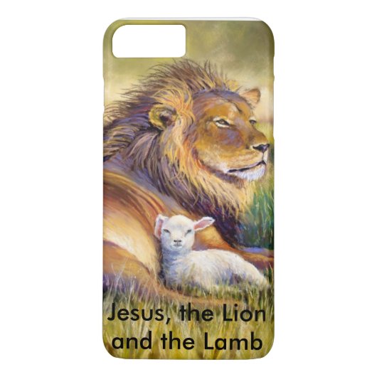 Coques Case-Mate iPhone Jésus, le lion et l'agneau (Dos)