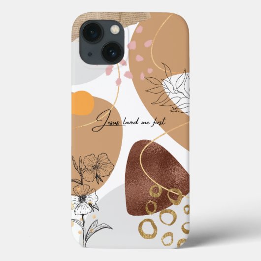 Coques Case-Mate iPhone Jesus loved me first abstract (Verso)