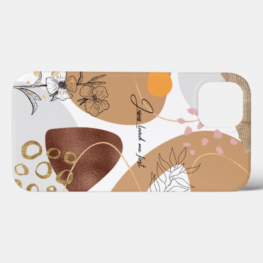 Coques Case-Mate iPhone Jesus loved me first abstract (Verso (horizontal))