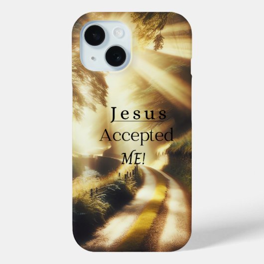 Coques Case-Mate iPhone Jésus m'a accepté le cas téléphonique (Verso)