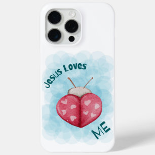 Coque iPhone 15 Pro Max Jésus M'Aime Citation Moderne Inspirationnelle