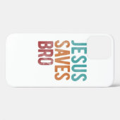 Coques Case-Mate iPhone Jésus Sauve Bro chrétien Religieux Jésus (Verso (horizontal))