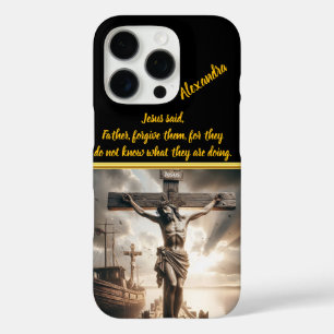 Coques iPhone 16 Pro Jésus suspendu au-dessus de la scène des eaux calm