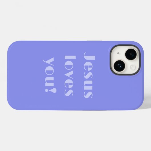 Coques Case-Mate iPhone Jésus T'Aime ! (Verso (horizontal))