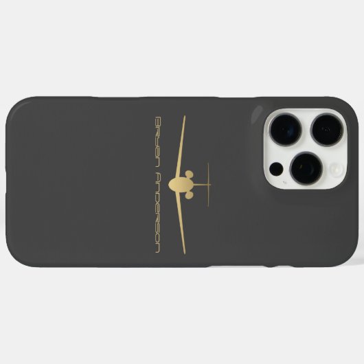 Coques Case-Mate iPhone Jet Airplane (Verso (horizontal))