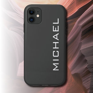 Case-Mate iPhone Case Jet Shadow Solid Color   Nom minimal