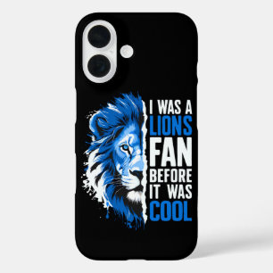 Coques iPhone 16 J'étais fan de Lions avant d'être fan de Lions Coo