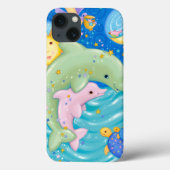 Coques Case-Mate iPhone Jeu de dauphins (Verso)