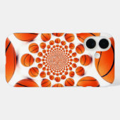 Coques Case-Mate iPhone Jeu des Champions | Vision de terrain de basketbal (Verso (horizontal))