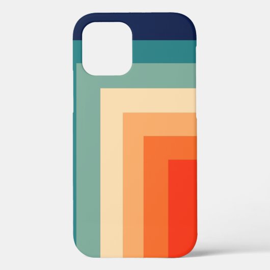 Coques Case-Mate iPhone Jeu d'oreiller rétro les années 70 palette de coul (Verso)