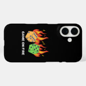 Coques Case-Mate iPhone Jeu en feu (Verso (horizontal))