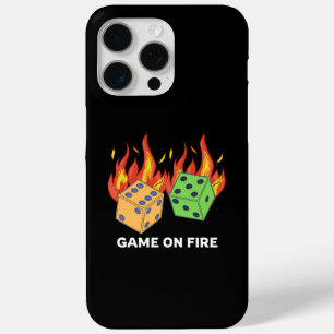 Coque iPhone 15 Pro Max Jeu en feu