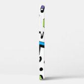 Coques Case-Mate iPhone Jeu géométrique : Motif de formes de Doodles (Verso / Gauche)