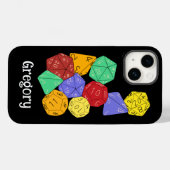 Coques Case-Mate iPhone Jeu RPG Dice, Conseil, Jeux d'Imaginaire Personnal (Verso (horizontal))