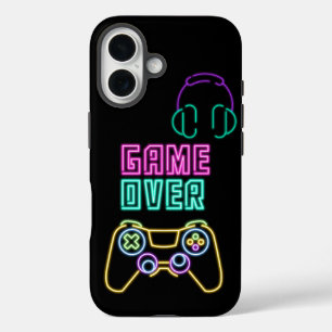 Coques iPhone 16 Jeu vidéo du cool Neon.
