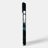 Coques Case-Mate iPhone JEUNE DAME SUR LA BALADE DANS LA NATURE Vert Rose (Verso / Gauche)