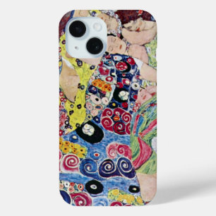 Coque Pour iPhone 15 Jeune fille (Vierge), Gustav Klimt, Art Nouveau vi