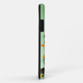 Coques Case-Mate iPhone Jeune garçon enroulant des lumières de Noël autour (Dos/Droite)