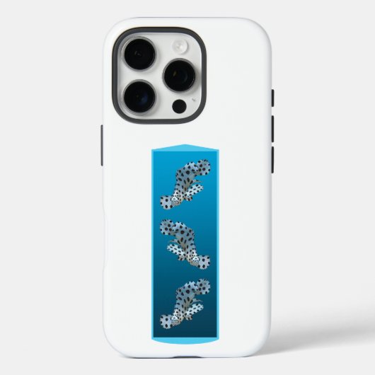 Coques Case-Mate iPhone Jeune groupe - arrière - plan bleu dégradé de conc (Verso)