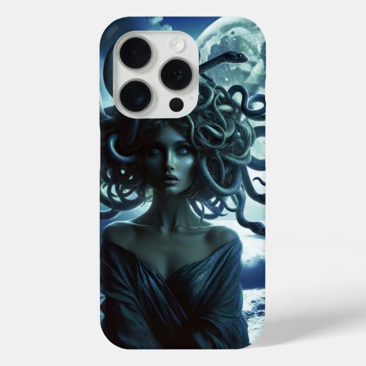 Coques Case-Mate iPhone Jeune Méduse jolie par la Lune et l'Océan (Verso)