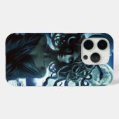Coques Case-Mate iPhone Jeune Méduse jolie par la Lune et l'Océan (Verso (horizontal))