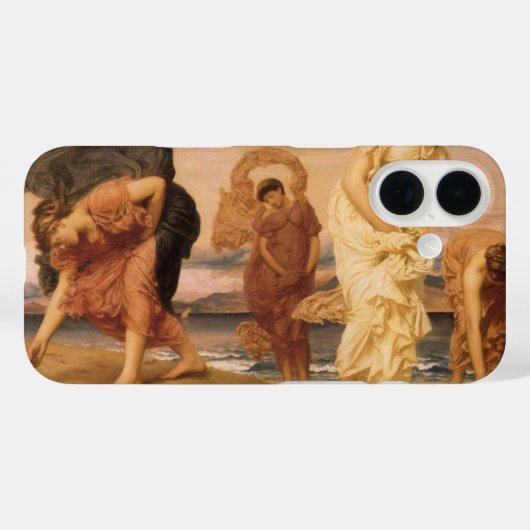 Coques Case-Mate iPhone Jeunes Filles Grecques Ramassant Des Cailloux de L (Verso (horizontal))