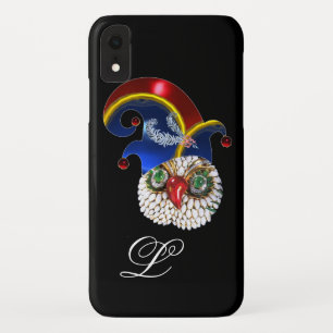 COQUE Case-Mate POUR iPhone JEWEL OWL ET ELF CASQUETTE AVEC DES PLUMES DE DIAM