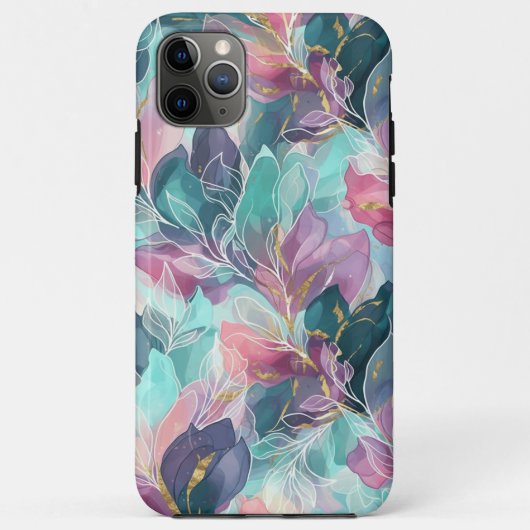 Coques Case-Mate iPhone Jewel Tone Floral (Dos)
