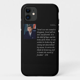 Case-Mate iPhone Case JFK & Célèbre citation sur Israël
