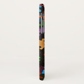 Coques Case-Mate iPhone Jigsaw Puzzle pièces sur noir (Dos/Gauche)