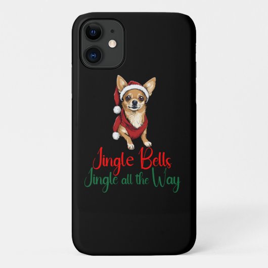 Coques Case-Mate iPhone Jingle cloches, jingle tout le chemin Chien (Dos)