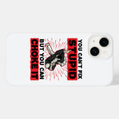 Coques Case-Mate iPhone Jiu Jitsu, tu ne peux pas réparer les bêtises, mai (Verso (horizontal))