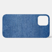 Coques Case-Mate iPhone Jjeans en denim bleu (Verso (horizontal))