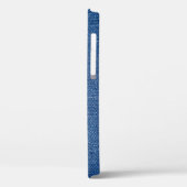 Coques Case-Mate iPhone Jjeans en denim bleu (Verso / Gauche)