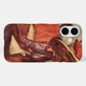 Coques Case-Mate iPhone Jockeys par Edgar Degas, Art de course de chevaux (Verso (horizontal))