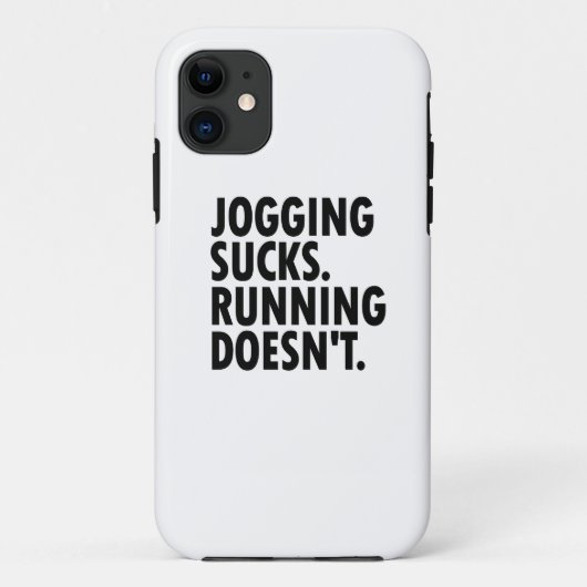 Coques Case-Mate iPhone Jogging Sucks. Courir ne marche pas. (Dos)