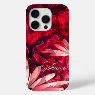 Coque iPhone 15 Pro Johana - Les Red Shades Excitantes Et Votre Nom Pe