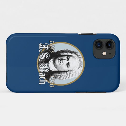 Coques Case-Mate iPhone Johann Sebastian Bach (Dos (Horizontal))