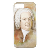 Coques Case-Mate iPhone Johann Sebastian Bach im Aquarell Stil (Dos)